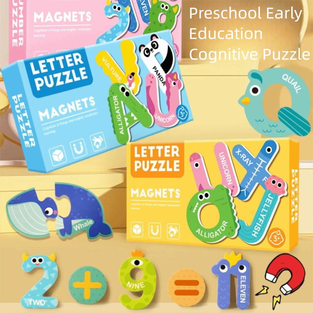 Montessori Fridge Magnets Matching Puzzle Animal Magnets Early Education