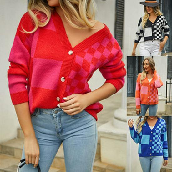 2026 Summer European & American Resort Colorful Patchwork Hollow-Out Beach Swimsuit Cover-Up for Women