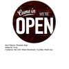Pine Wood Double-Sided Reversible Hanging Sign, Business Open Closed Sign, Holiday Decor with Rope Hanging No Drill for Office Home Use