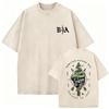 Washed Vintage Forward Observations Group Be Seeing You Print Tshirt Skeleton Graphic Tshirts Men Fashion Oversized T Shirts