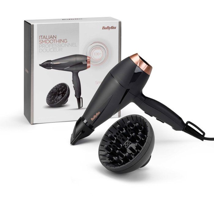 Hairdryer - BaByliss - 6709DE Smooth Pro 2100 - AC Motor - Made In Italy