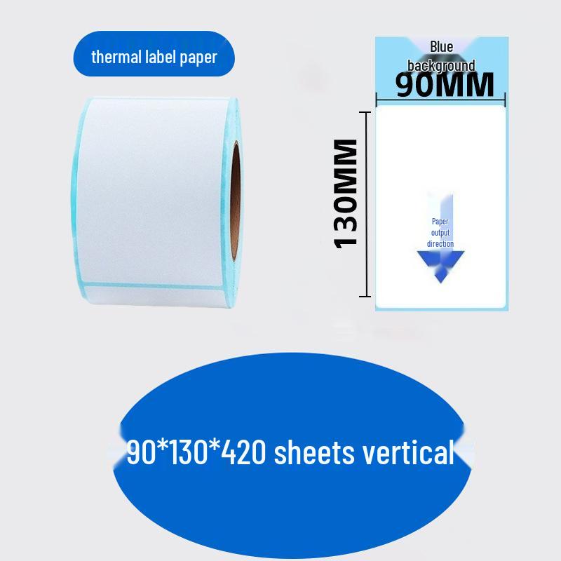 Durable Self-Adhesive Thermal Label Paper for Electronic Scales - Barcode Stickers (Sizes: 80x60, 50x40, 30)