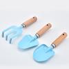 1/ 3PCS Shovel Rake Fork Kids Gardening Tools Set Small Shovel Rake Kit  Children Beach Toy