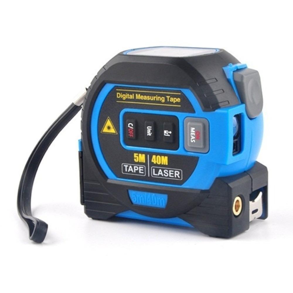 LED Display Laser Tape Measure 3 in 1 Laser Rangefinder Building Construction