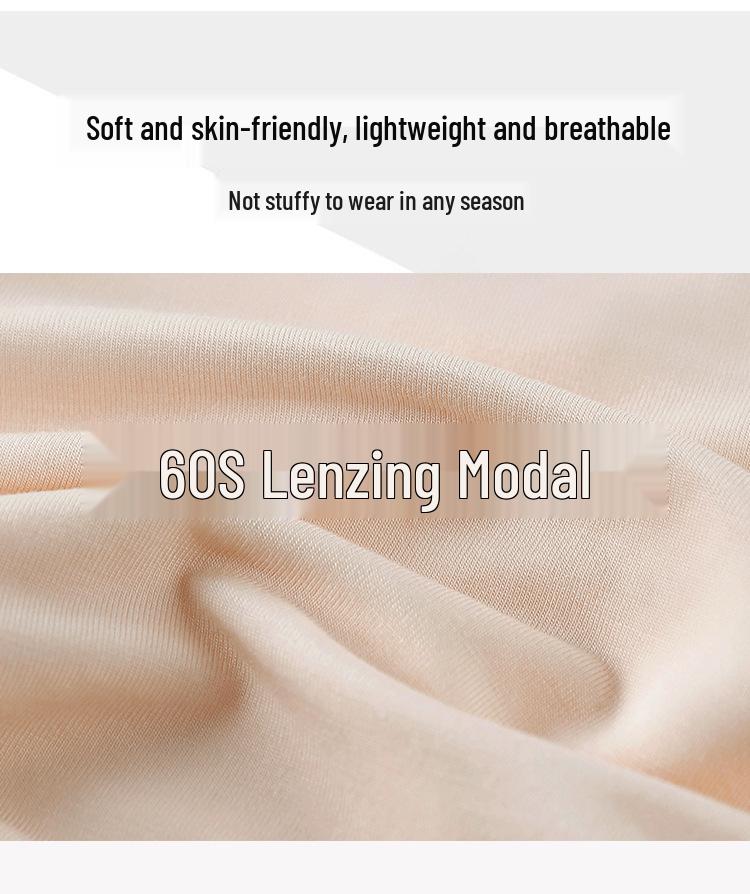 Modal Women's High-Waisted Antibacterial Seamless Tummy Control Boxer Briefs - Comfortable, Breathable Underwear