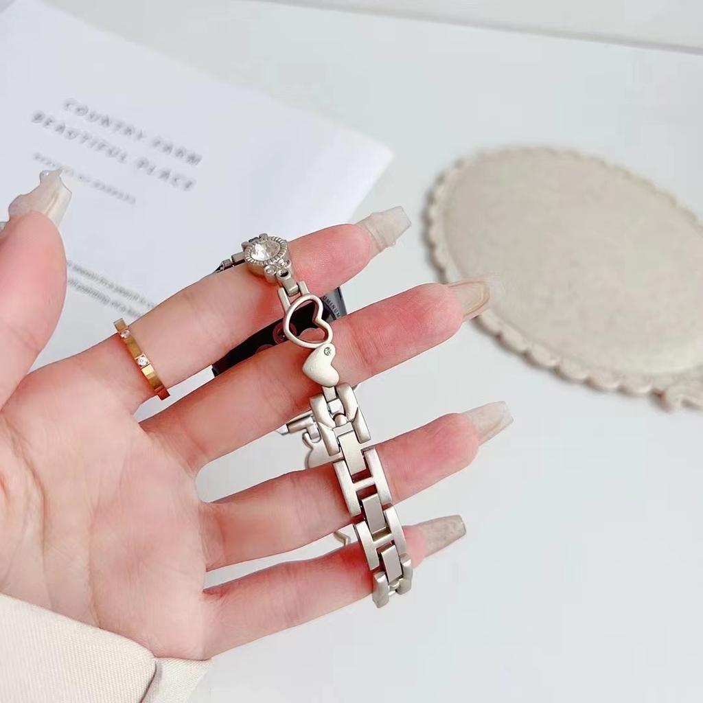 Strap Fpr Apple Watch S10 S9 8 7 Chain Stainless Steel Watchband iWatch 46mm 42mm 45mm 41mm 49mm Slim Replacement Band Bracelect