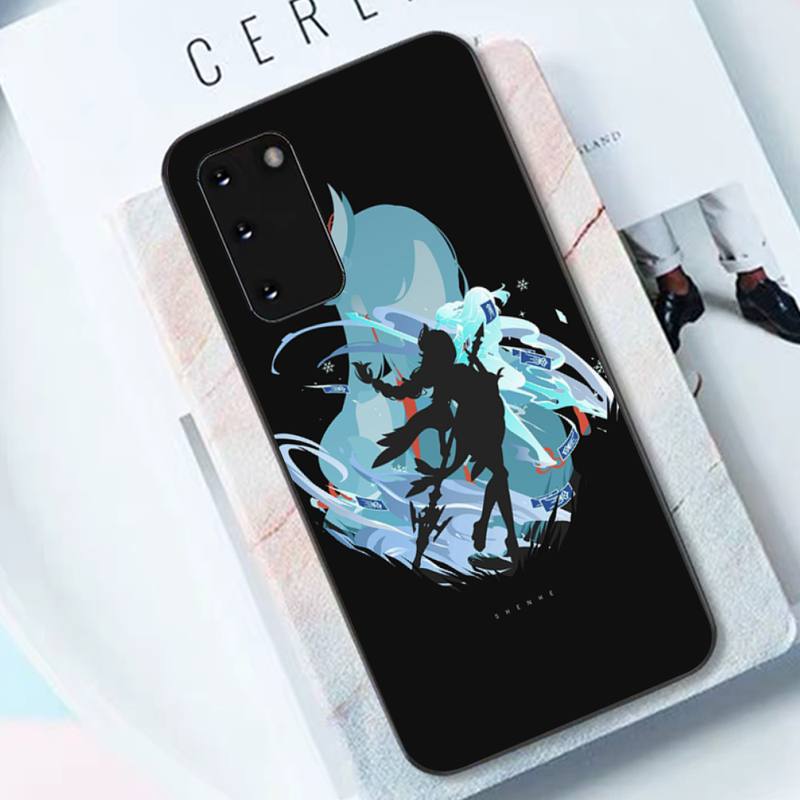 Genshin Impact Kazuha Zhongli Hutao Xiao Pouzdro na telefon pro Samsung S10 21 20 9 8 plus lite S20 UlTRA 7edge