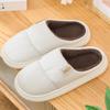 Cotton Slippers Autumn and Winter 2025 New Indoor Home Plush Slippers Couple Platform Warm Shoes