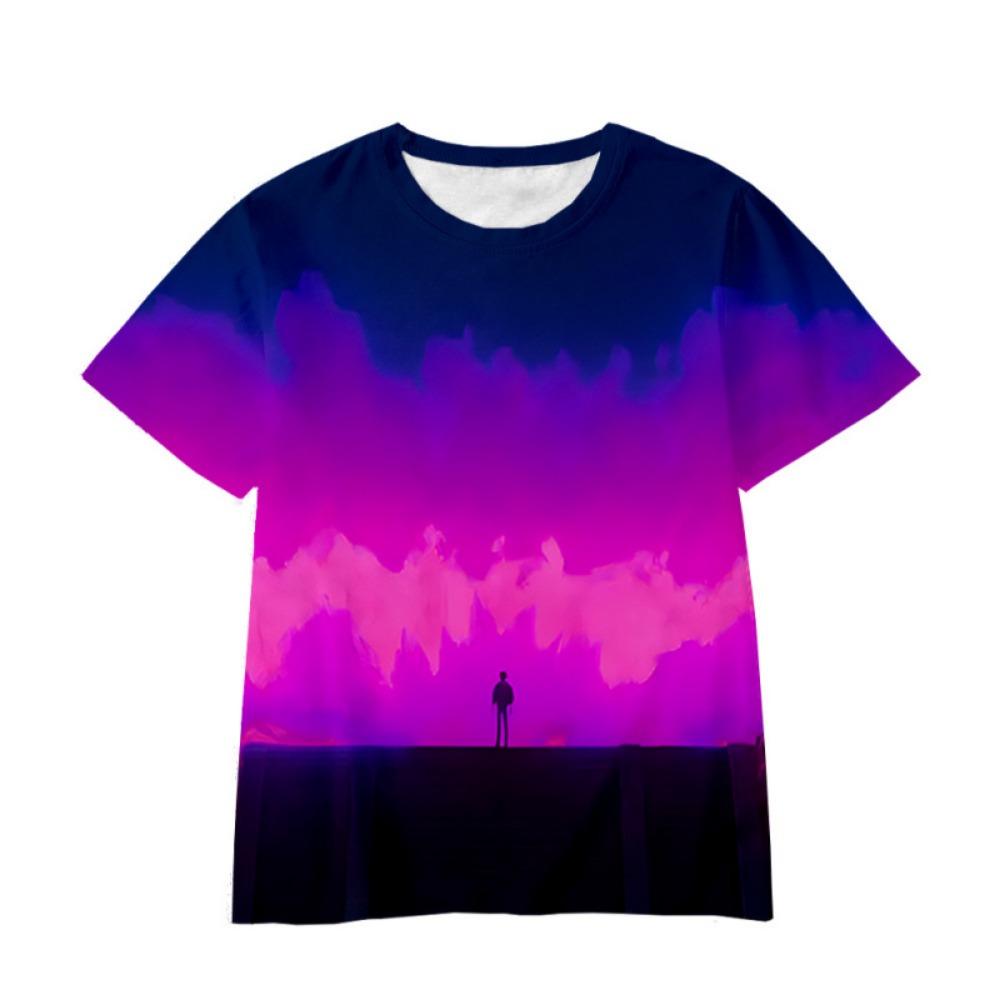 

2025 Футболка с коротким рукавом Magic Hunter Team, забавная графическая, для мальчика, детская 100