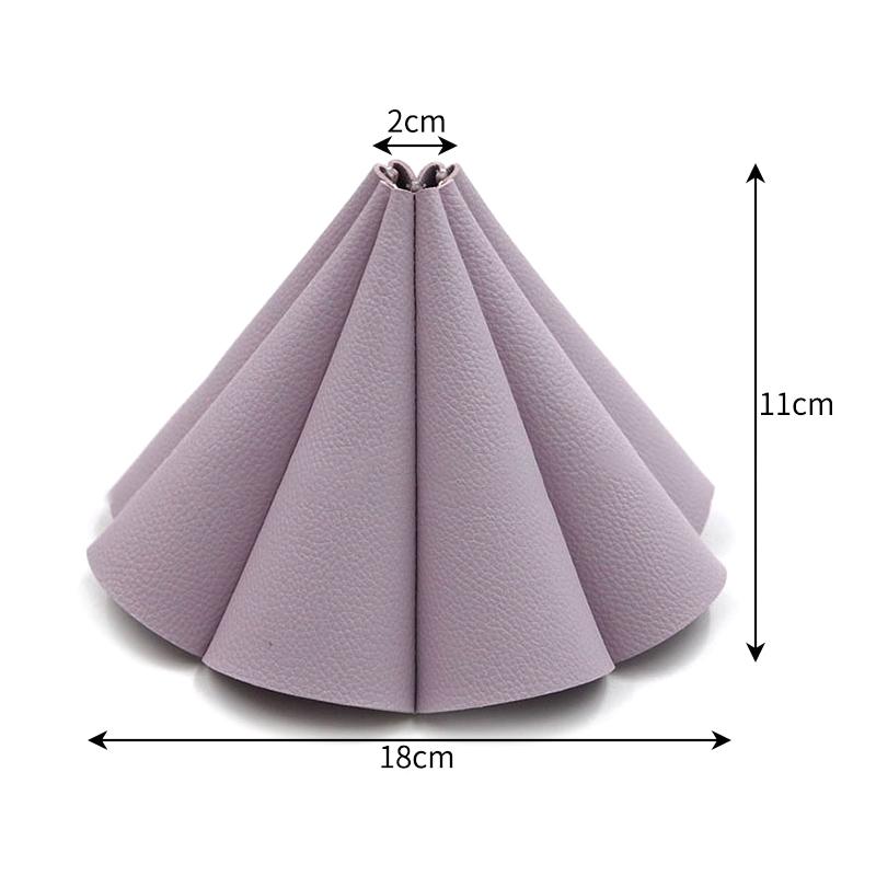 Leather Waterproof Lampshade Led Light Protective Cover Durable Hanging Garden Path Light Replacement Pu Sleeve For Camping