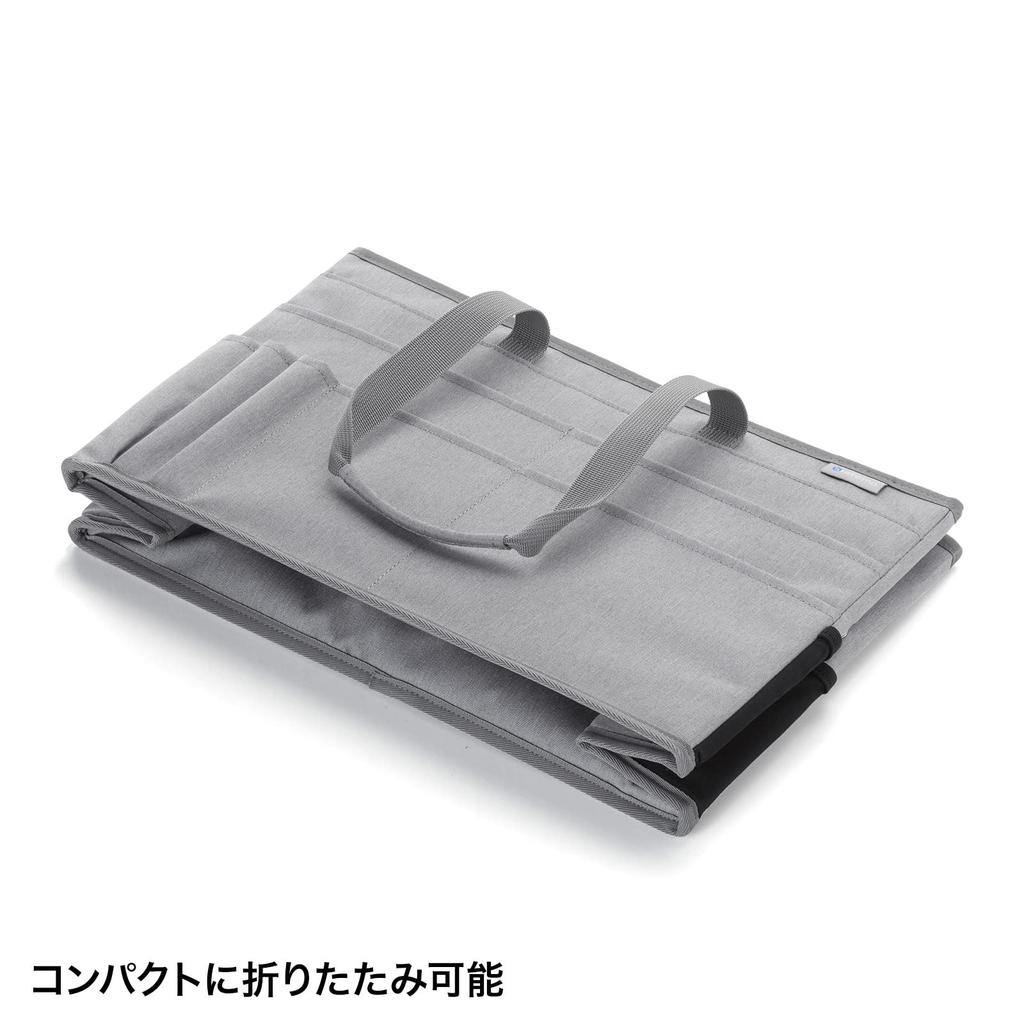SANWA SUPPLY Meeting Bag (15.6-inch Wide, Gray) BAG-TW7GY