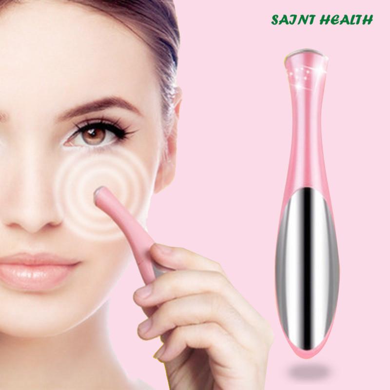 

Мини-массажное устройство для ухода за кожей, электрический массажер для глаз, вибрация для лица, волшебная палочка для тонкого лица, анти-сумка и ручка от морщин розовый