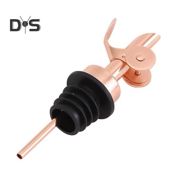 Automatyczny nalewak do wina Samozamykający się dzióbek ze stali nierdzewnej z kontrolą przepływu Bez kapiący dozownik do alkoholu do butelek