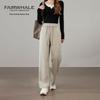 Mark Fairwhale 2025 High-Waist Straight-Leg Casual Pants