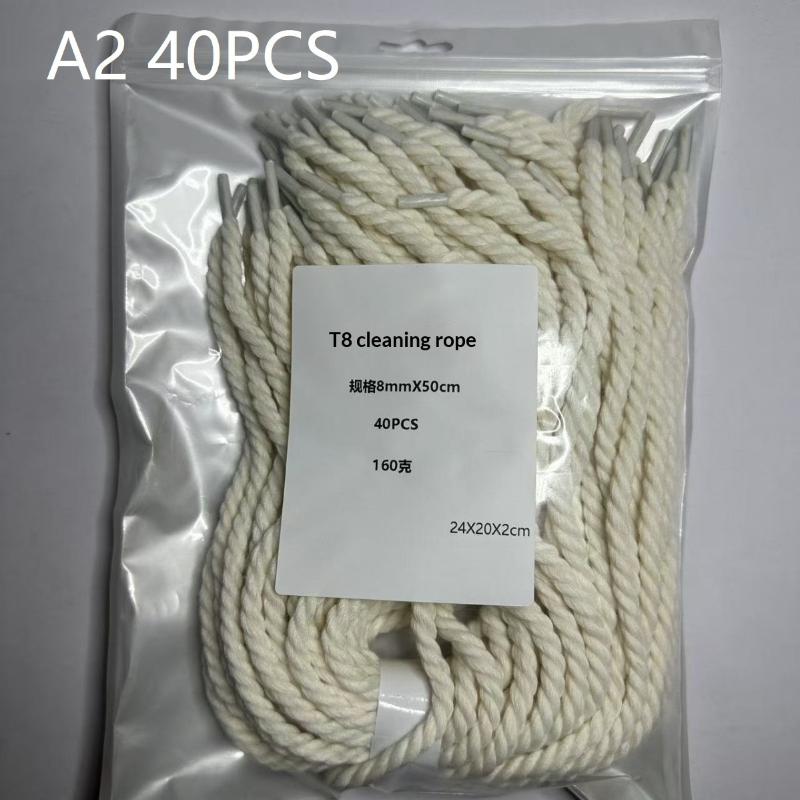 30/40/50Pcs 3D Printer Lead Screw Cleaning Cotton Rope 360 Degree Deep Clean Removes Stubborn Dirt For Printer Maintenance