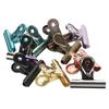 10pcs Colored Hinge Clips Dustproof Rustproof Electroplated Metal Hinge Clips Small Hanging Paper Cl