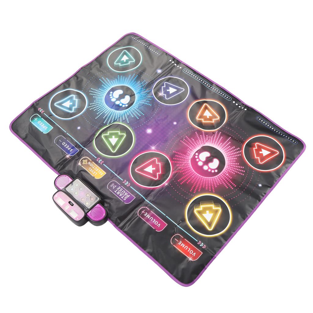Electronic Dance Mat Built In Music Dual Player Interactive Dance Game Pad for Home Use