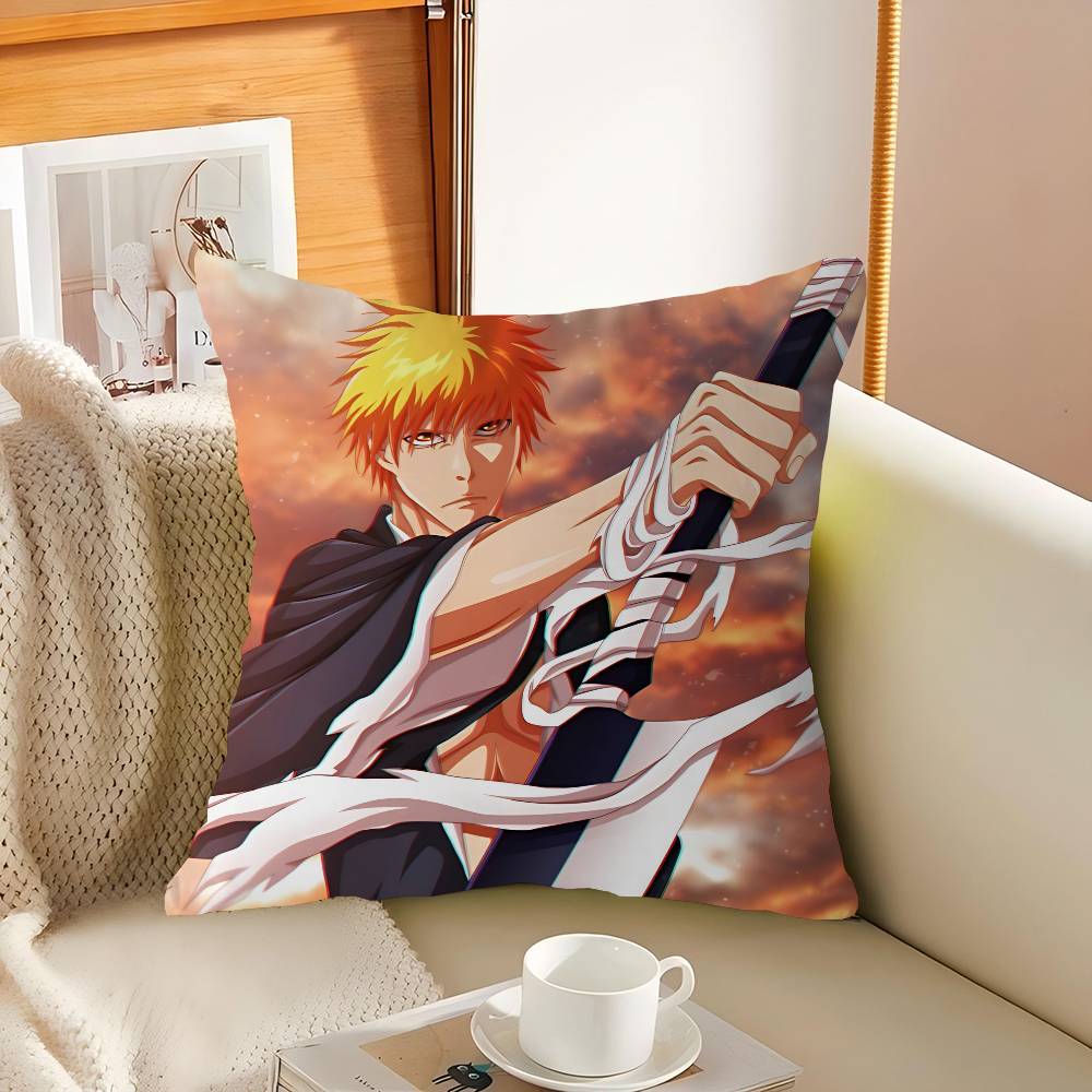 Kurosaki Ichigo Pillow Gift Home Office Decoration Pillow Bedroom Sofa Car Cushion CoverPillow Case