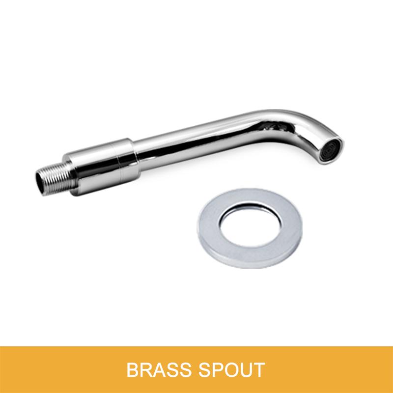 

Аксессуары для смесителя для раковины, настенный смеситель для ванны, поворотный излив, круглый и квадратный, хром, черный, матовый, золотой