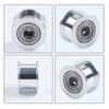 3D Printer Accessories Smooth Idler Wheel Idler Timing Pulley Wheel Aluminium Gear Replacement for P2S 3D Printer