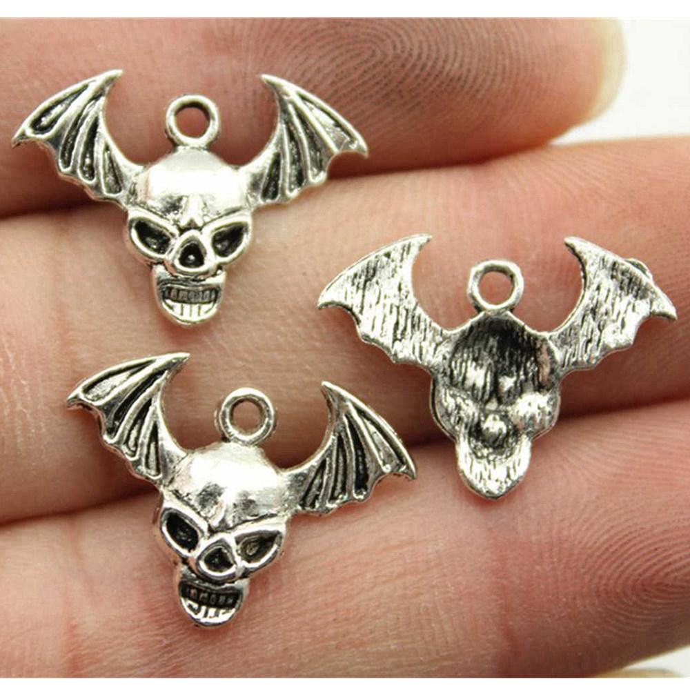 Charms Spider Halloween Bat Pendants Kids' Jewelry Materials QC119