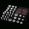 47pcs/set Fondant Cake Decoration Cutters   Cutter Molds   Pastry Baking Decor Tool