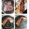 Double-layer Multi-functional Charcoal Smoker Oven for Roasting, Stewing, Grilling, and Smoking Meat & Sweet Potatoes