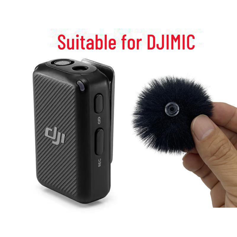 

Outdoor Windproof Noise-Reducing Clip-On Microphone for DJI MIC чёрный/белый