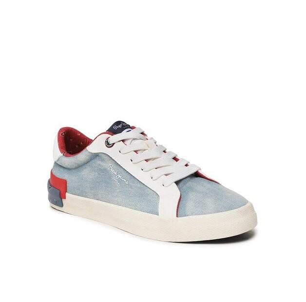

Кроссовки Pepe Jeans Sneakersy Kenton Denim W PLS31442 Niebieski