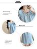 2026 Summer Maternity French Doll Shirt Top & Belly Support Shorts Set