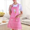 Cute Cartoon Rabbit Women Apron Practical Kitchen Cooking Bib One Size Household Anti Stain Workwear