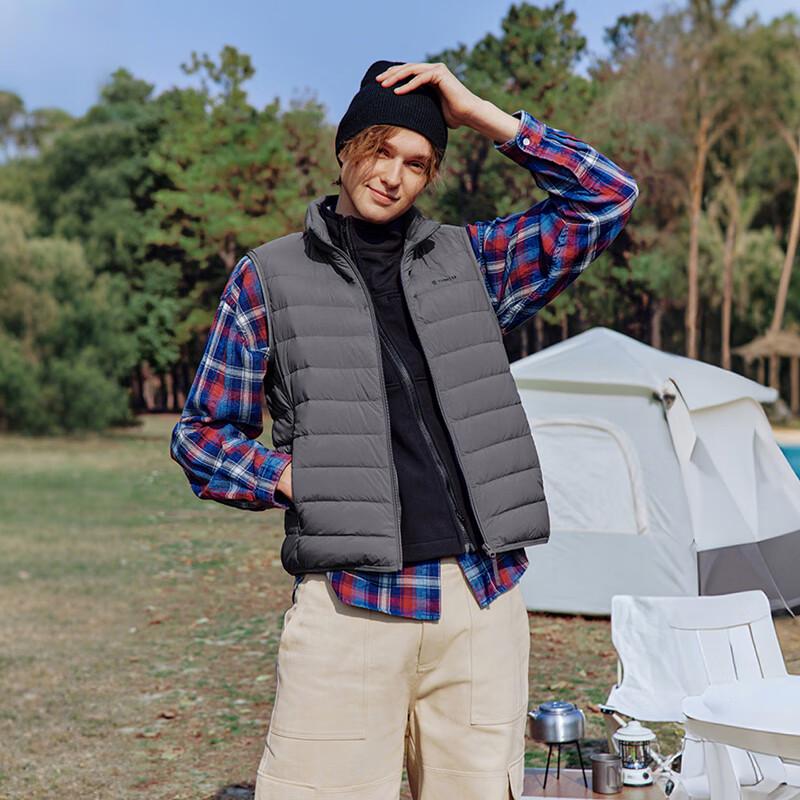 Tanboer Men's Short Stand-Collar Down Vest TA5330101A