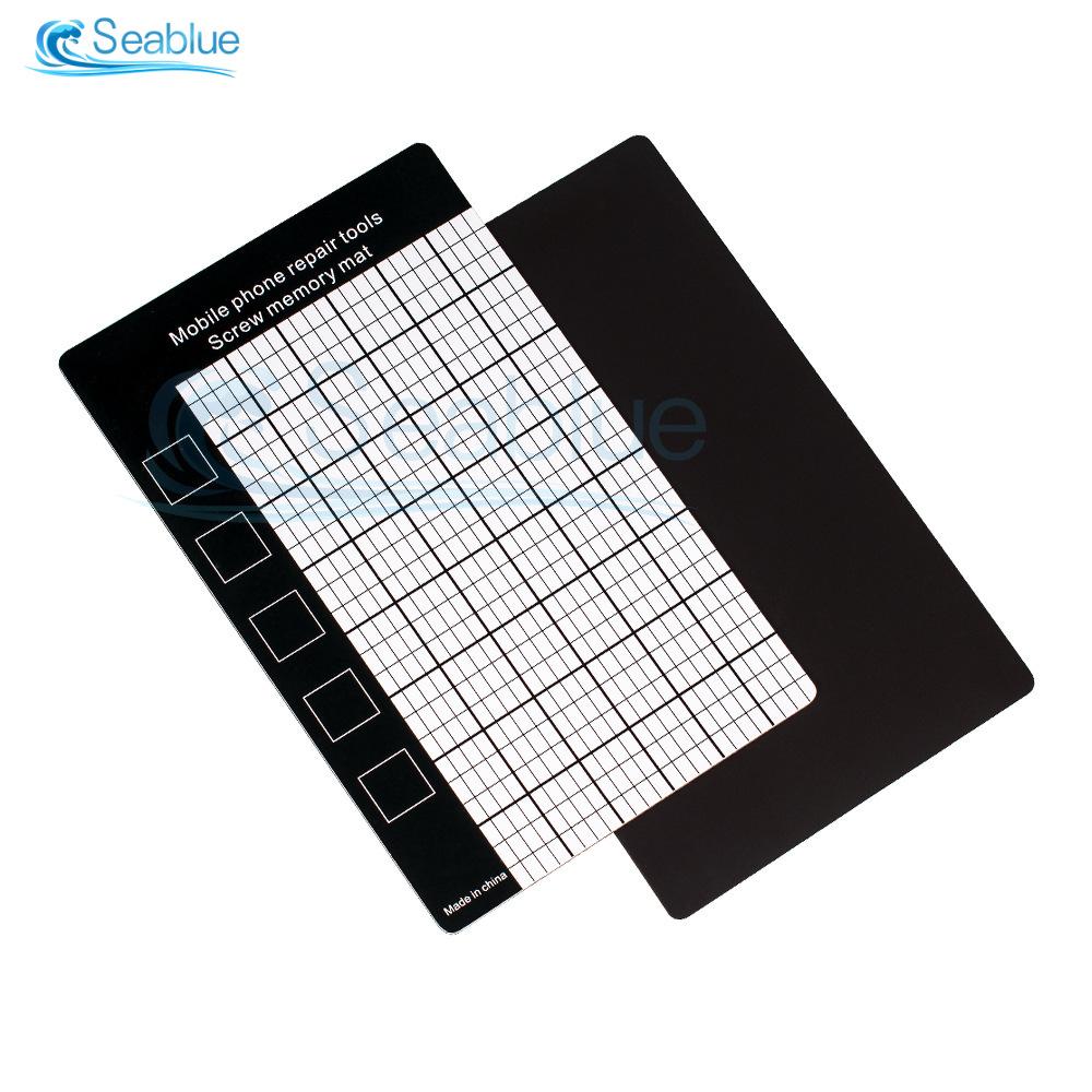 2Pcs Repair Pad Silicone Waterproof Motherboard Electronic Equipment Repair Board Multi Component Placement Magnetic Pad