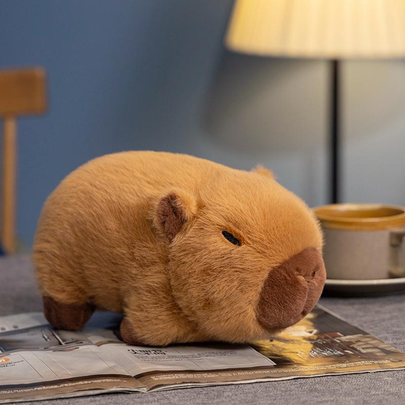 Avocado Capybara Doll Stuffed Plush Toys Plush Filled Animal Fruit Capybara Throw Pillow Home Sofa Bedroom Cushion Gifts
