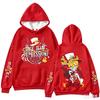 Popular Anime Pattern Hoodie For Men Women Hazbin Hotel Hooded Sweatshirt Trend Street Unisex Clothes Fashion Clothing