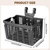 Bike Basket Folding Large Capacity Quick Demolition,Cargo Rack Storage for Mount Luggage Pet