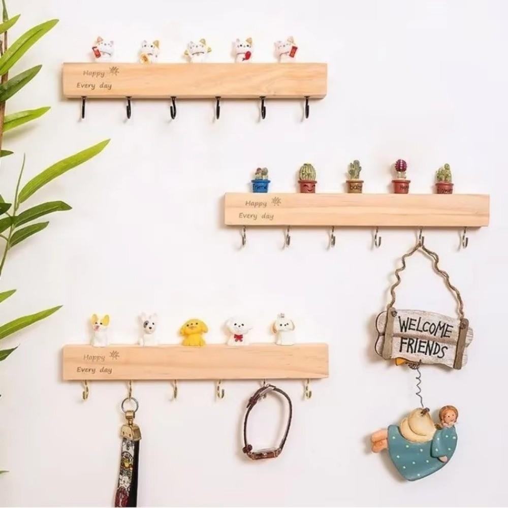Wall-mounted Entry Wall Key Hook Household Wall Hanging Rack Key Storage Rack  For Storing Keys