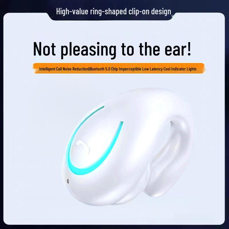 

YX08 Clip-on Bluetooth Earphones: Comfortable, High-Quality Sound, Wireless, In-Ear Headphones.