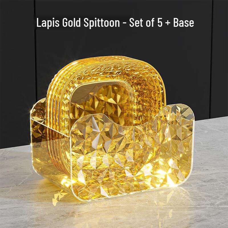 KANGMO Glazed Gold Bone Dish Set