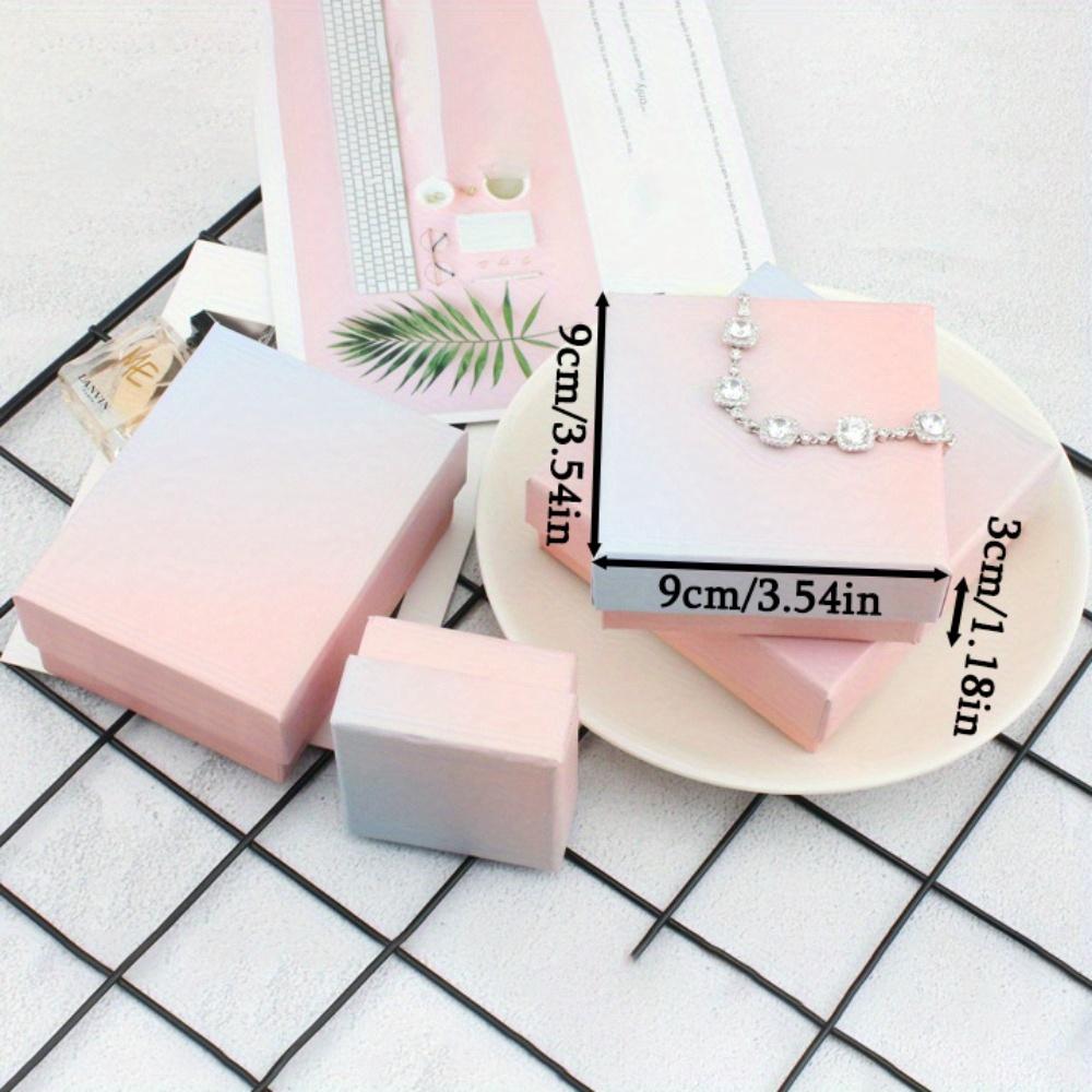 12pcs Jewelry Gift Boxes with Lids and Lined Jewelry Boxes Square Treat Boxes Gift Boxes for Earring Bracelet Necklace Rings Display Box Gift Wrap Box