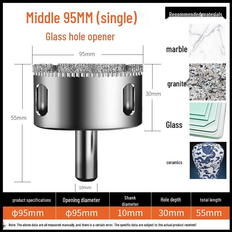 6mm Multifunctional Glass & Tile Drill Bit Set for Marble