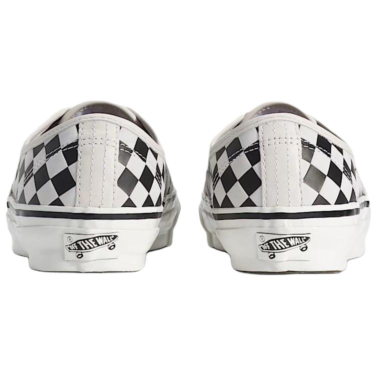 Vans Zapatillas de Skate Auténticas de Gama Alta de Caña Baja Unisex Negro Blanco VN000D9NBA2