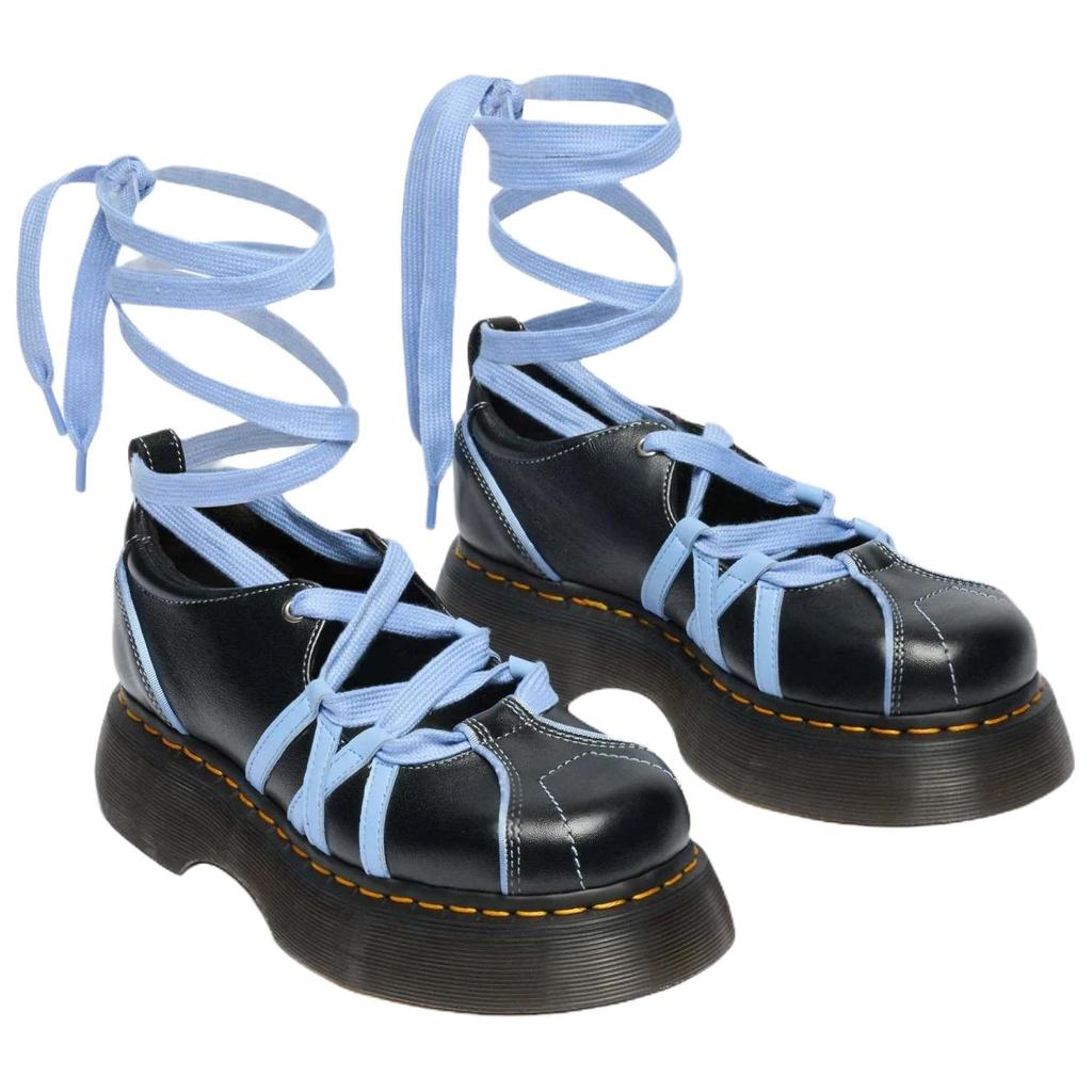 Dr. Martens Buzz Kožené Všestranné Pohodlné Ležérní Boty 4,7cm Dámské boty Černá 42842001