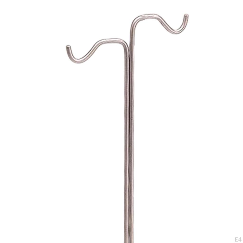 Metal Purse Display Stand, Underwear Rack Jewelry Hanger Retail Supplies Countertop Simple Shoulder