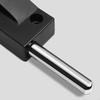 Aluminum Alloy Framed Door Lock Thickened Vertical Barrel Bolt Latches Antitheft Glass Door Lock for Home Commercial