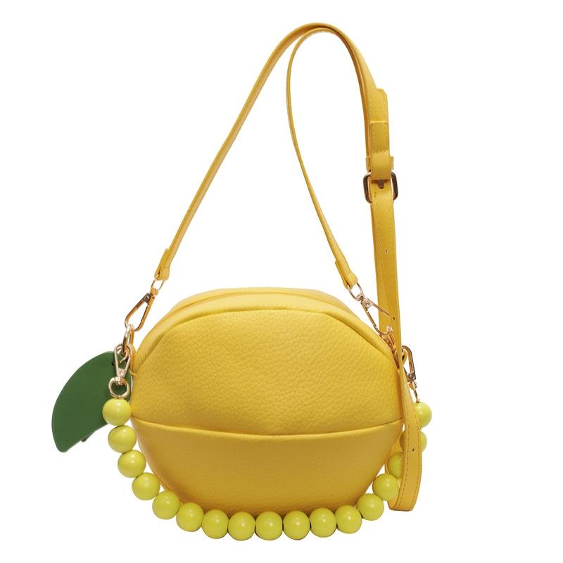 

Small fresh literary women s bag 2025 new Mori sweet fashion contrasting colors niche beaded hand carry crossbody small round bag жёлтый