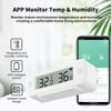 Tuya WiFi Mini Temperature Humidity For Smart Home Thermometer Hygrometer APP Remote Alarm Work with Google Home Yandex Alexa
