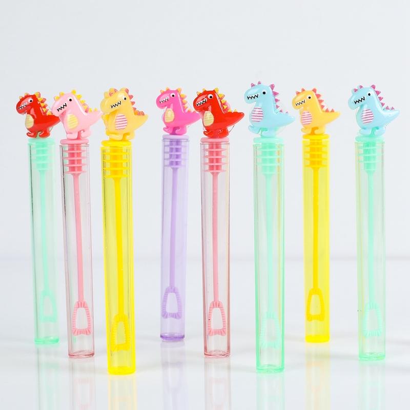 Dinosaur Bubble Tube Soap Bottle Dinosaur Theme Birthday Party Decor Kids Wedding Baby Shower Party Gifts for Guests Favors Toys