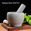 LISM Natural Stone Mortar and Pestle