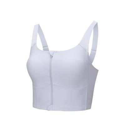Comprehensive Training Series Yoga Support Zip Sports Bra Women Underwear Light-Twilight-Blue 962527102-1